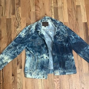 Lucky Denim Jacket Tie-Dye Bleach